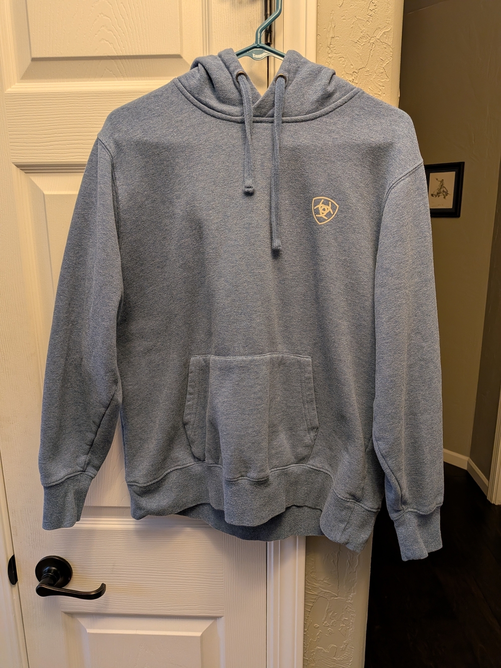 Ariat Women's Heather Blue Pullover Hoodie Size Large